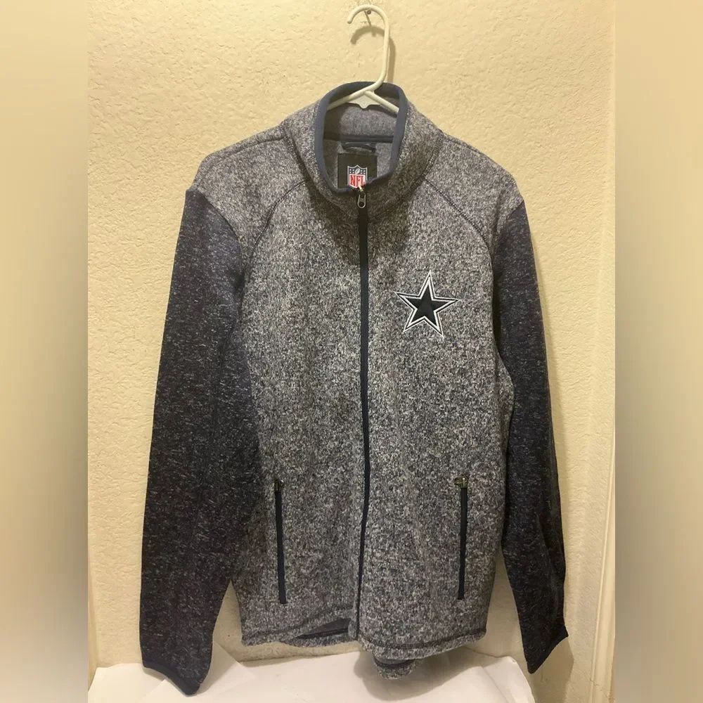 Dallas Cowboys NFL Alpine sweaters Full Zip Knit Size M New with tags